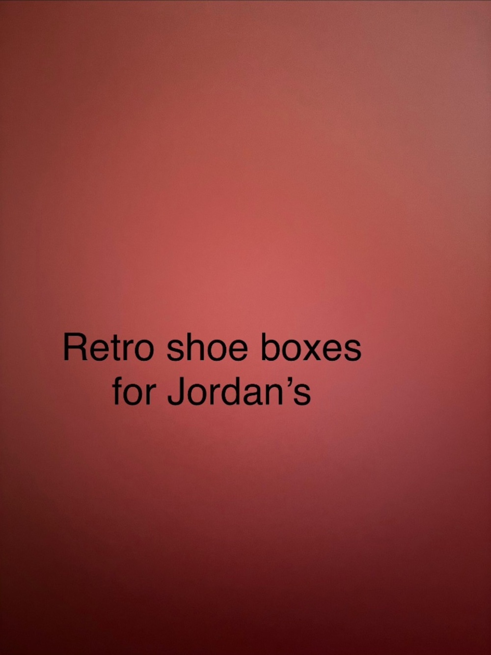 Shoes boxes